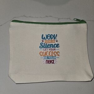 Multi purpose canvas pouch Custom Graphic 5 For $25 or 1 For $8